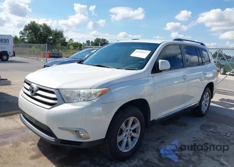 2013 Toyota Highlander Base Plus z USA, uszkodzony, nr VIN 5TDZA3EH0DS043065